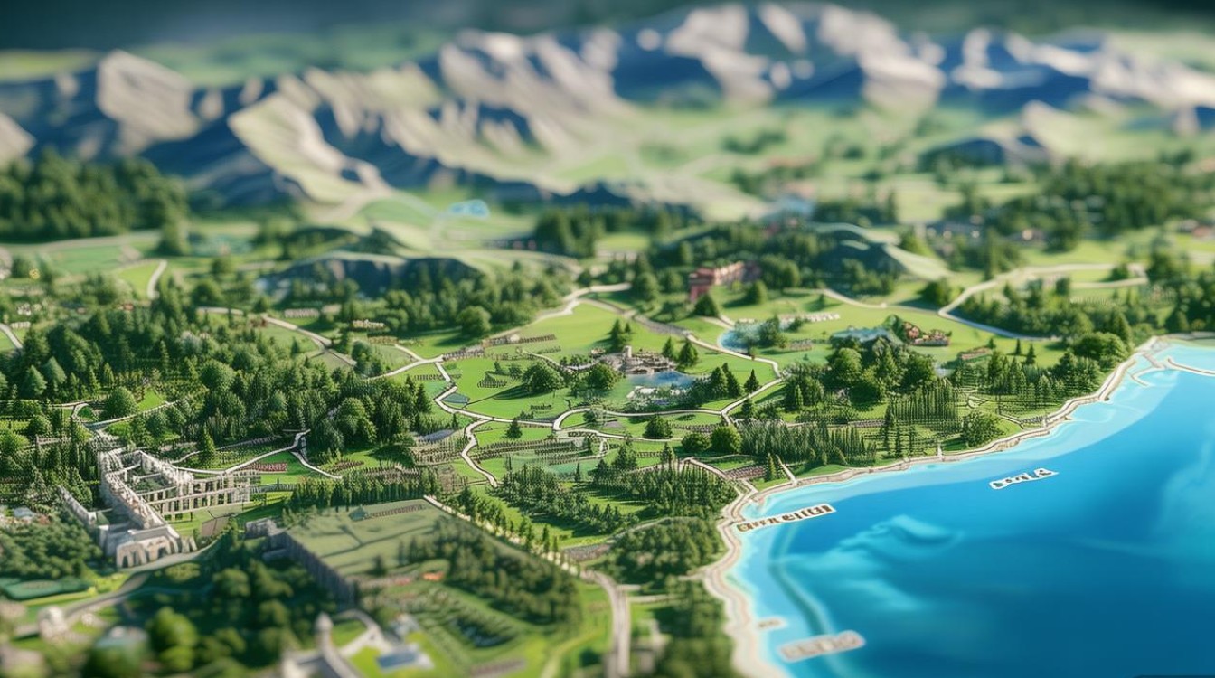 阿坝州旅游景点地图