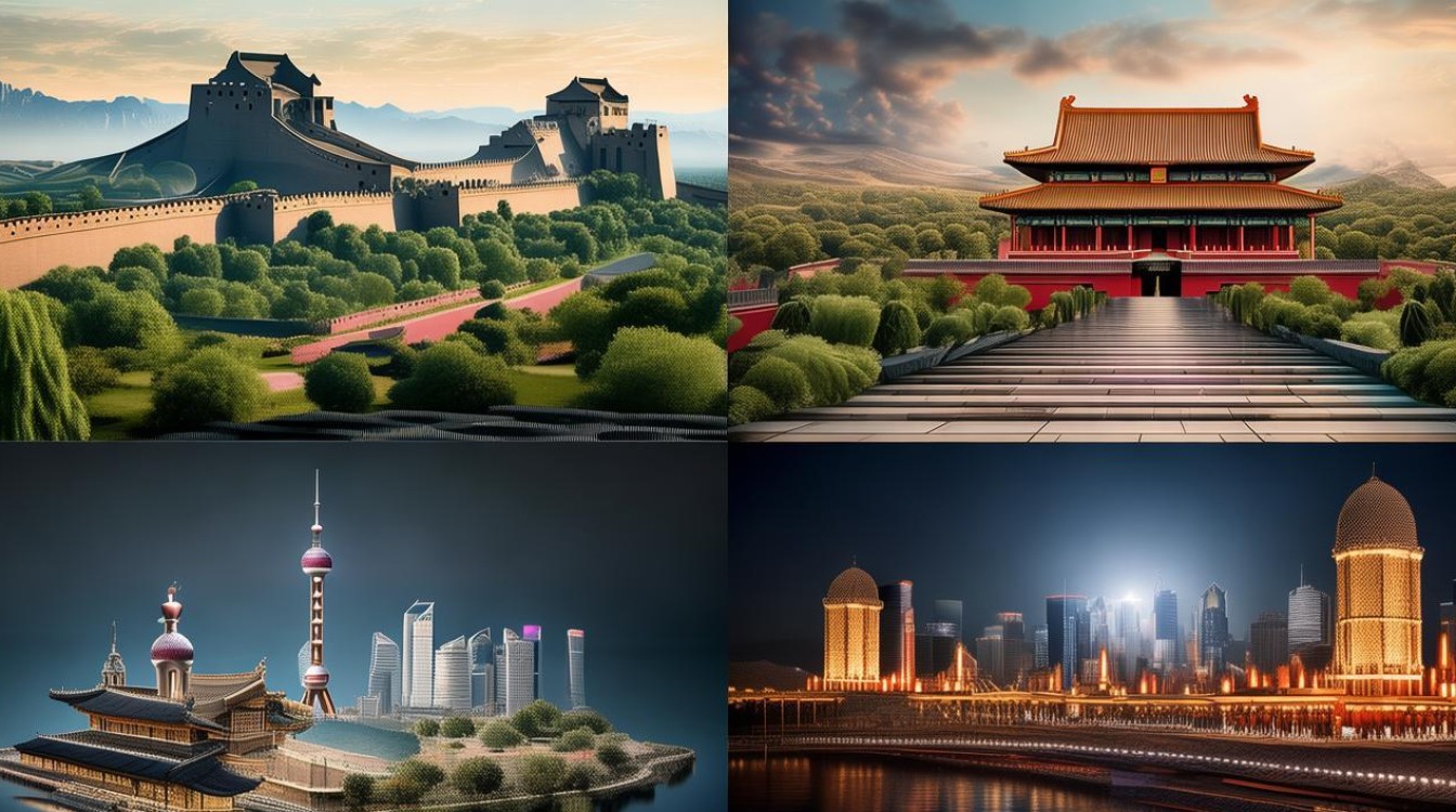 中国主要旅游景点