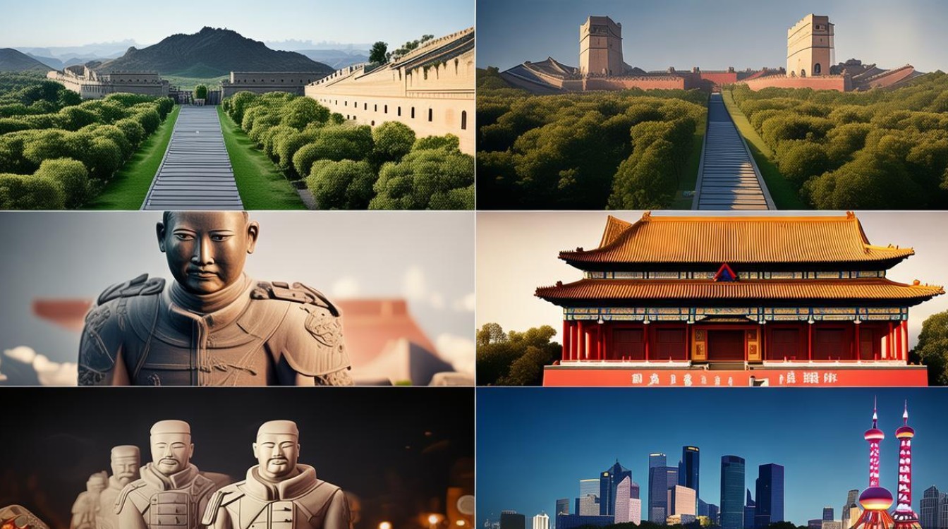 中国主要旅游景点