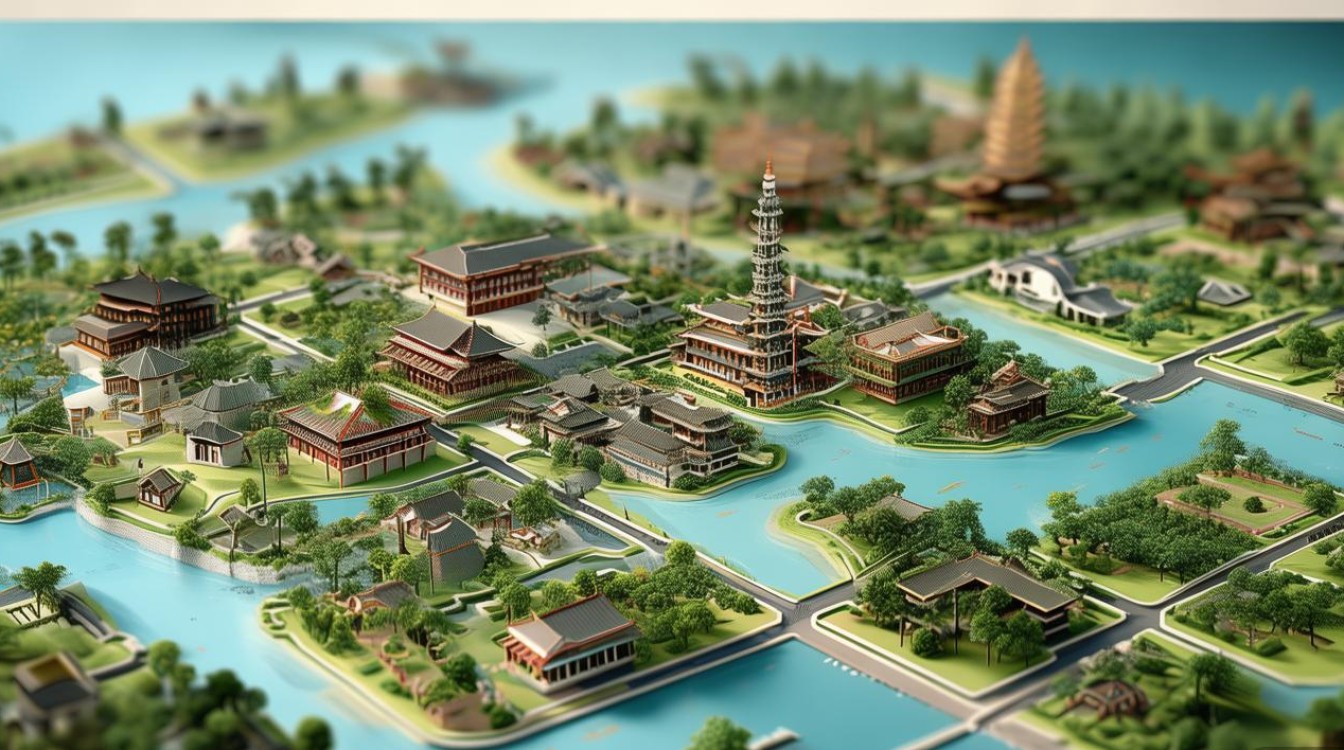 扬州景点位置图 扬州景点位置图