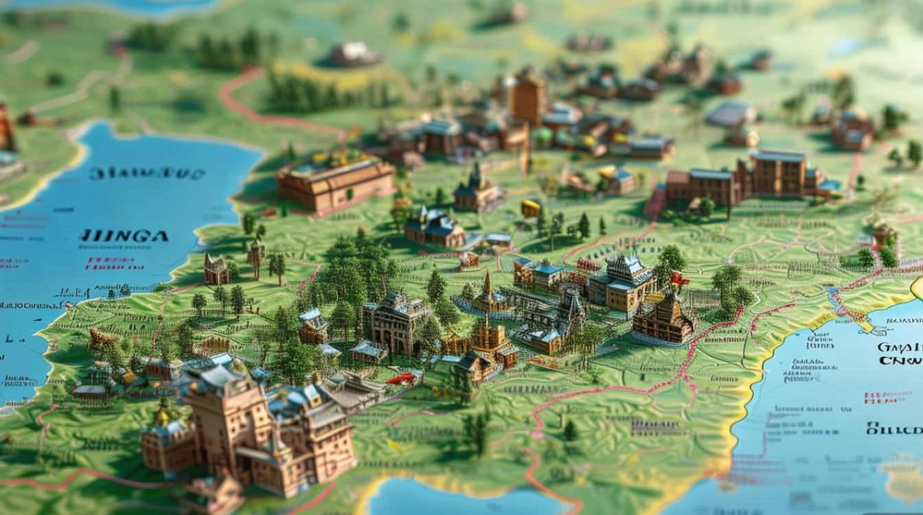 江苏省旅游景点地图