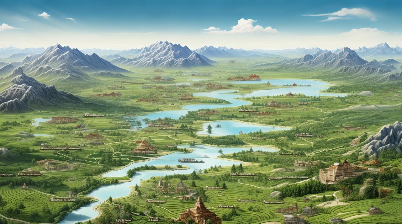 云南旅游景点分布图 云南旅游景点分布图