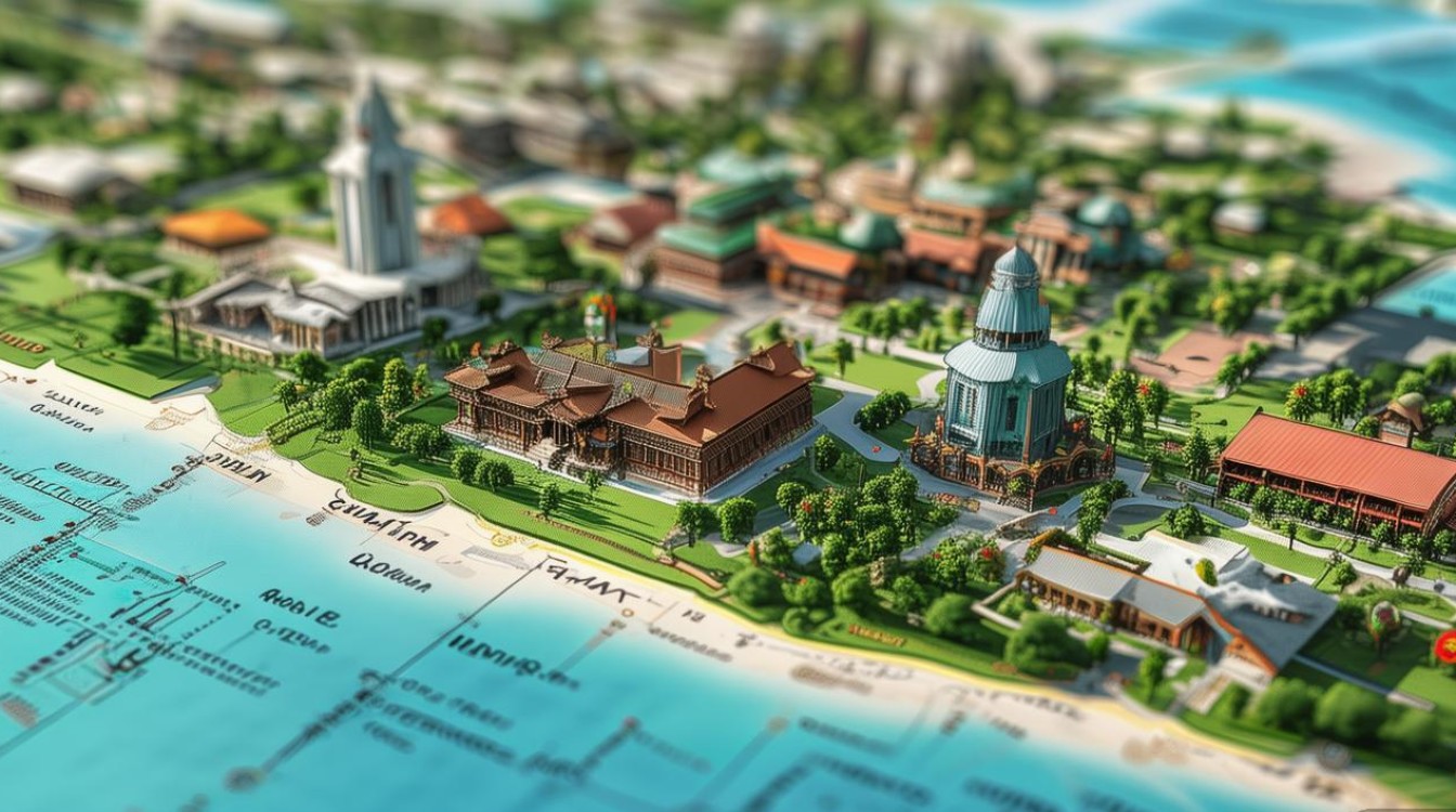 厦门旅游景点分布图