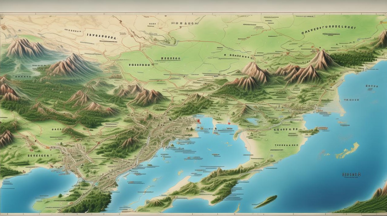 浙江省景点分布图