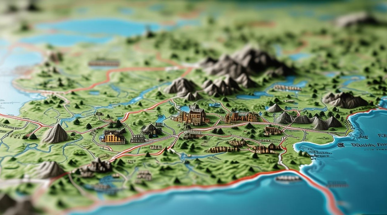 皖南景点分布图 皖南景点分布图