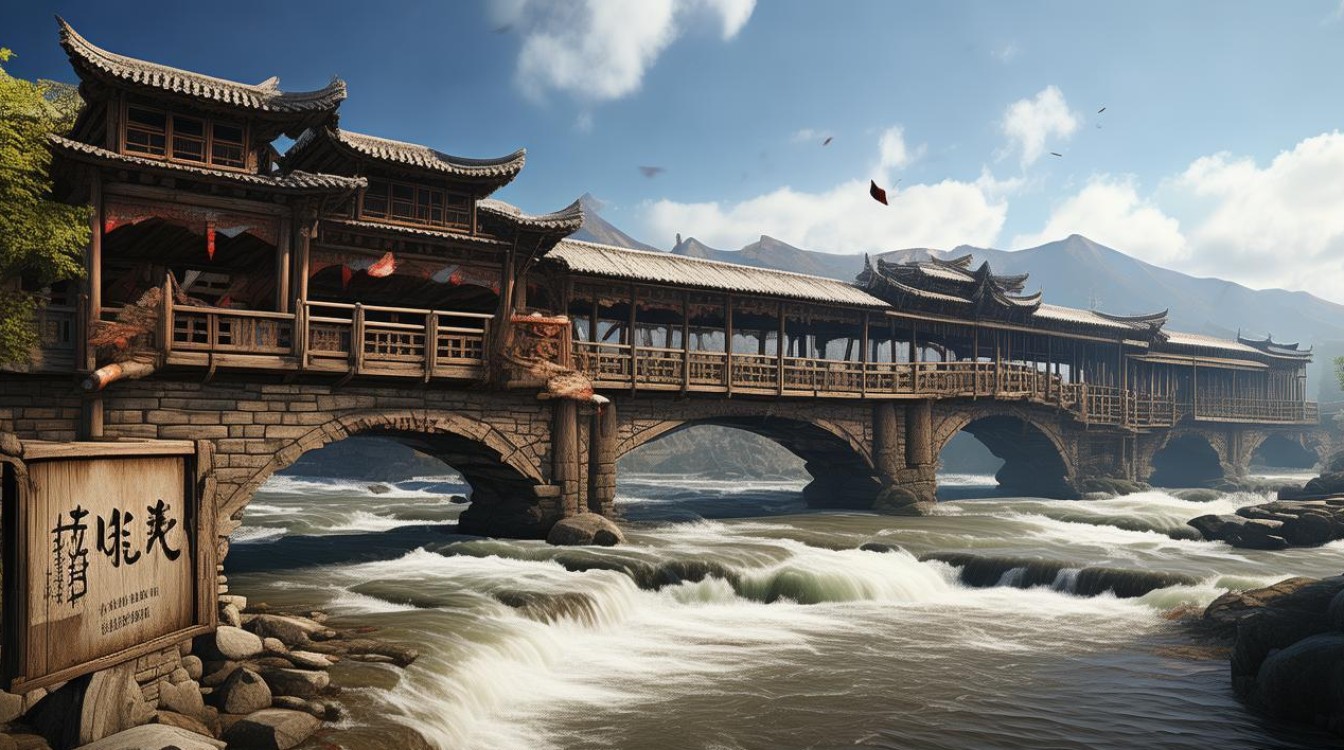 康定泸定桥景点 康定泸定桥景点