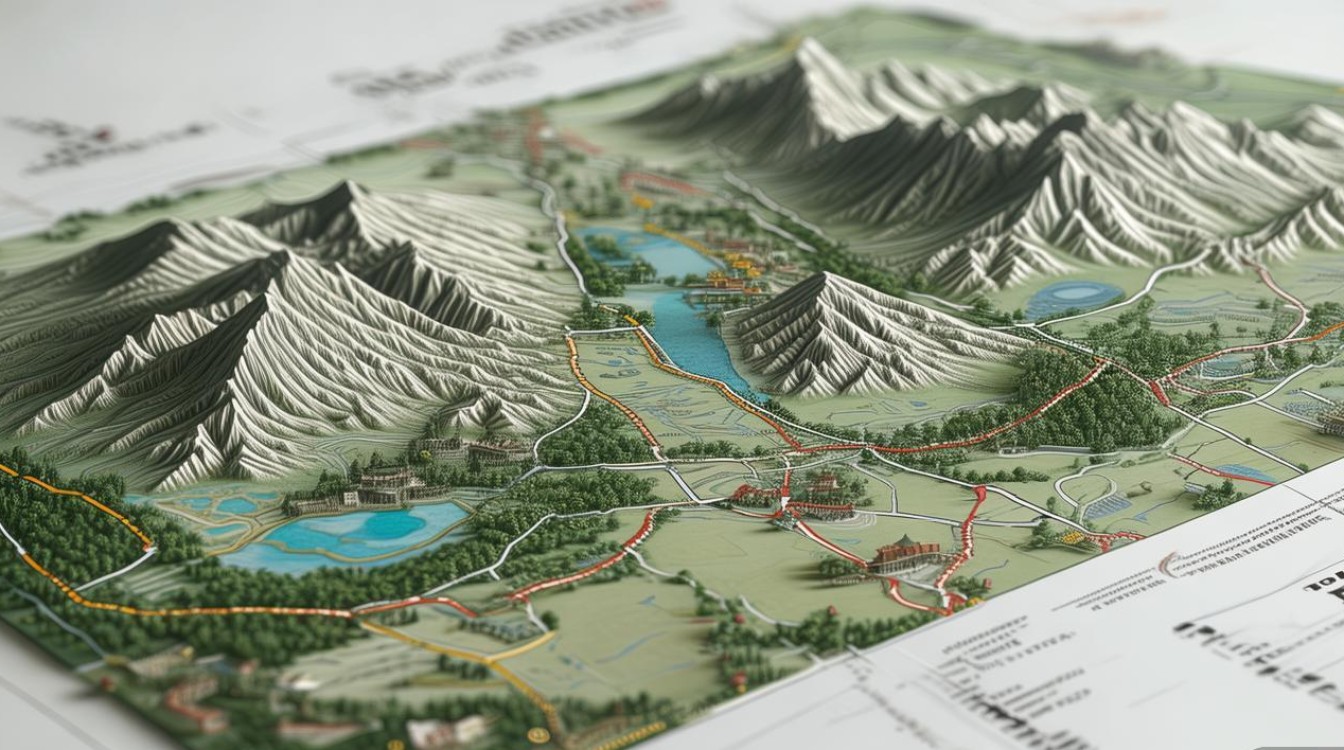 九华山景点路线图