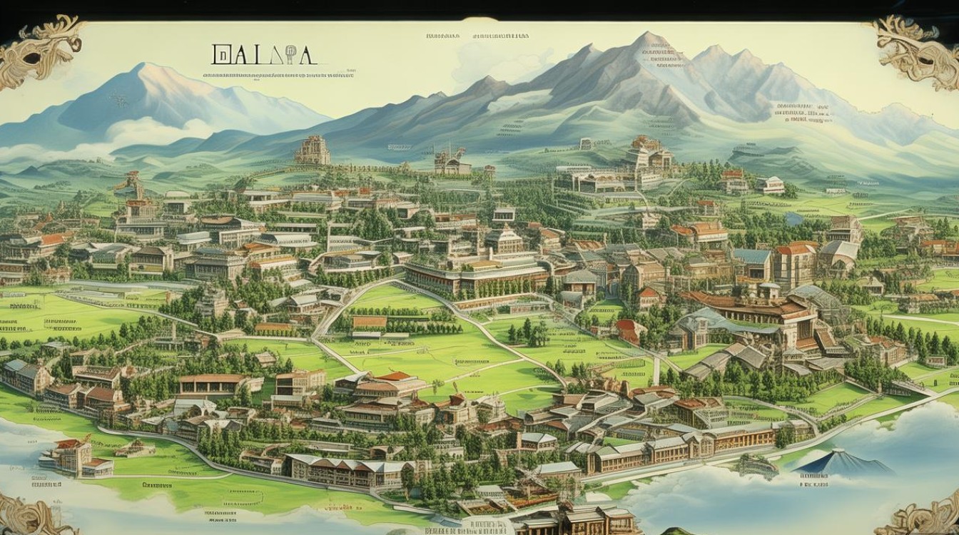 大理旅游景点路线图 大理旅游景点路线图