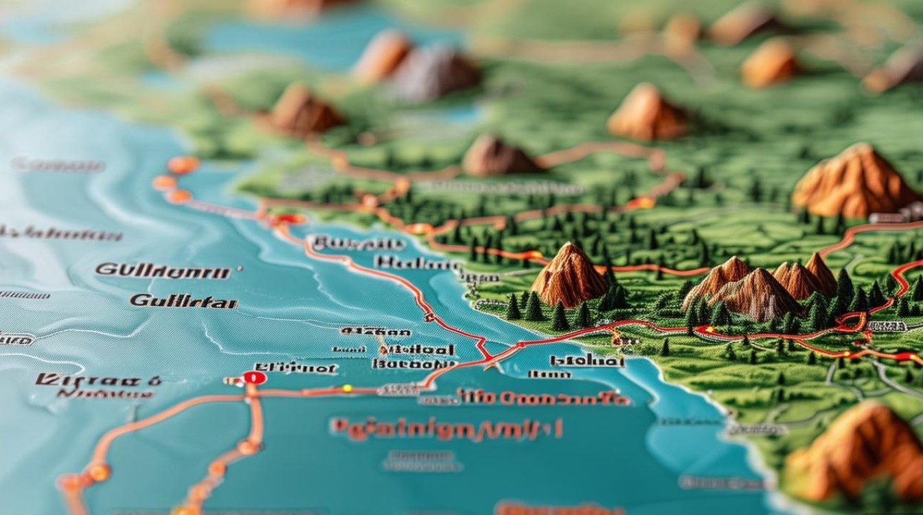 广西旅游景点路线图