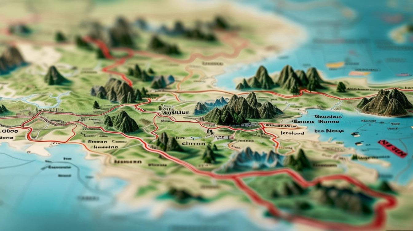 广西旅游景点路线图