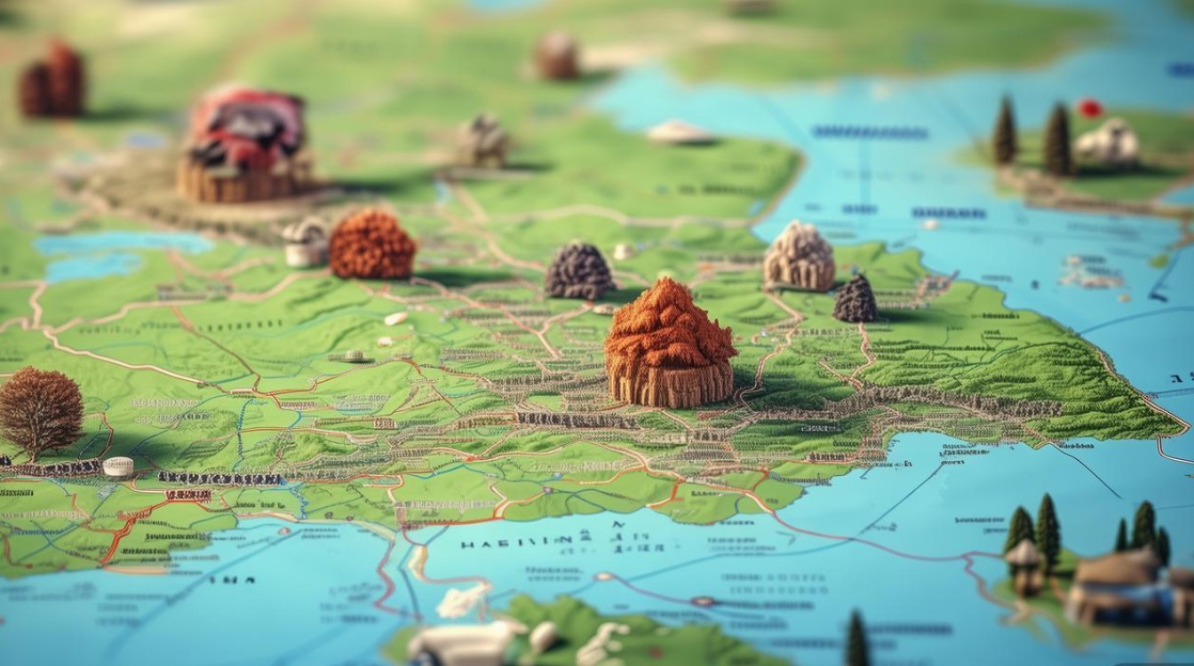 浙江省旅游景点地图