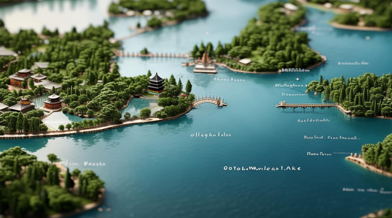 杭州西湖景点分布图