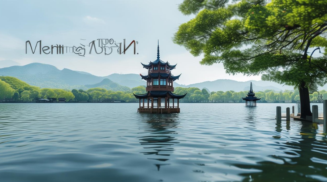 杭州西湖的景点图