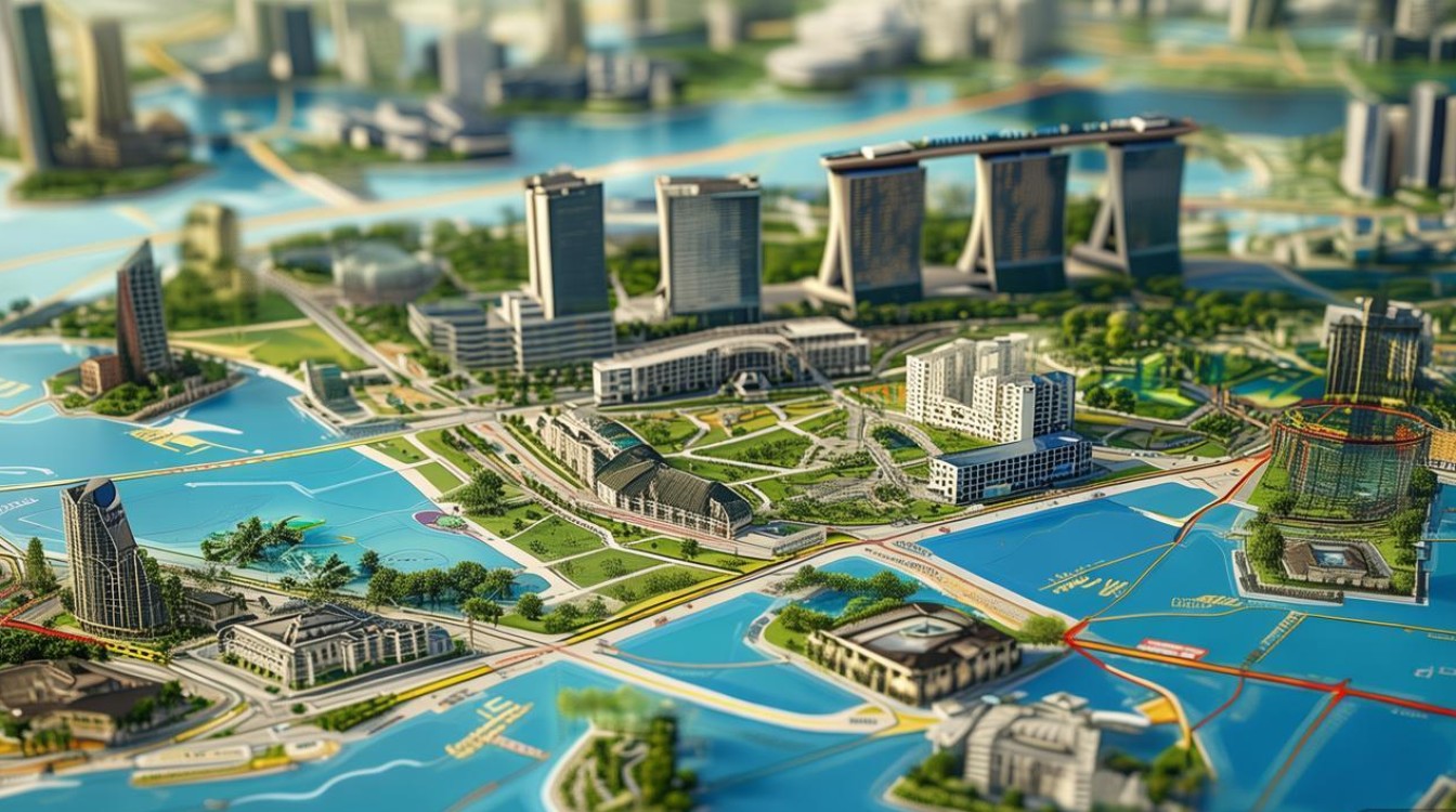 新加坡景点分布图 新加坡景点分布图