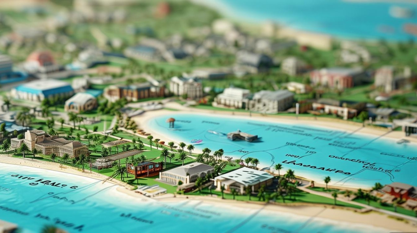 三亚景点地图分布图