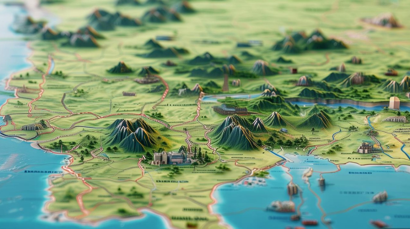 山东省旅游景点地图