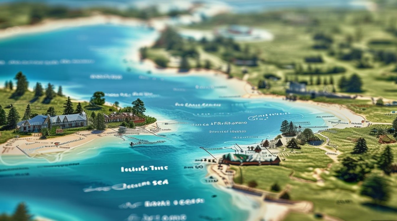 北海旅游景点地图