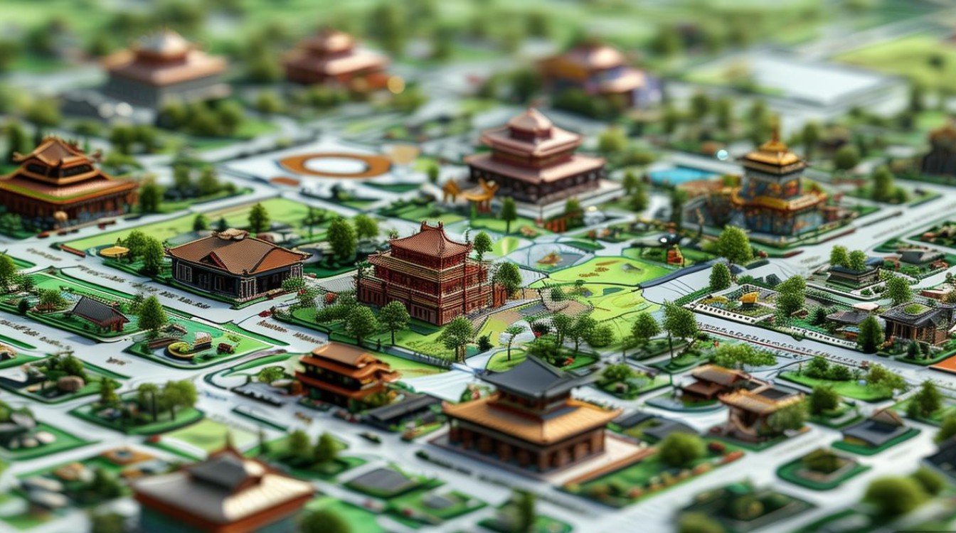 成都市旅游景点地图