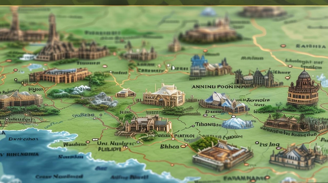 山西省旅游景点地图