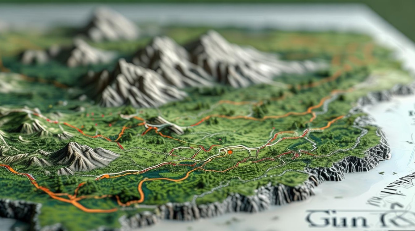 千山景点路线图