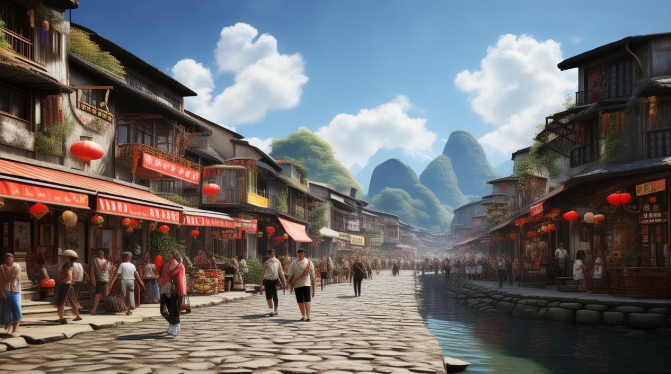 阳朔西街附近景点 阳朔西街附近景点