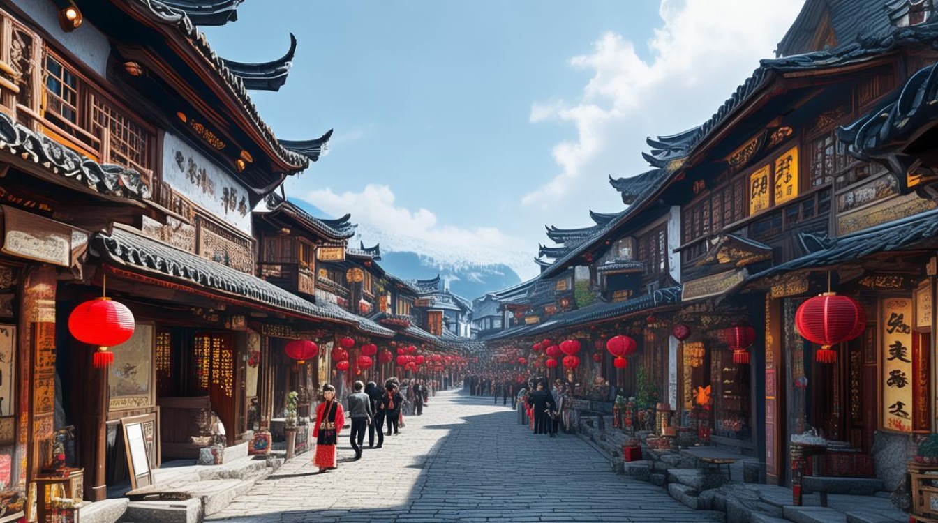 丽江古城内景点