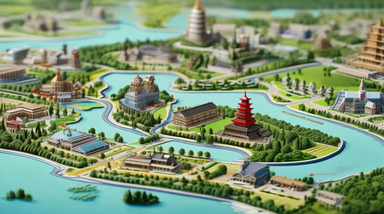 杭州旅游景点分布图 杭州旅游景点分布图