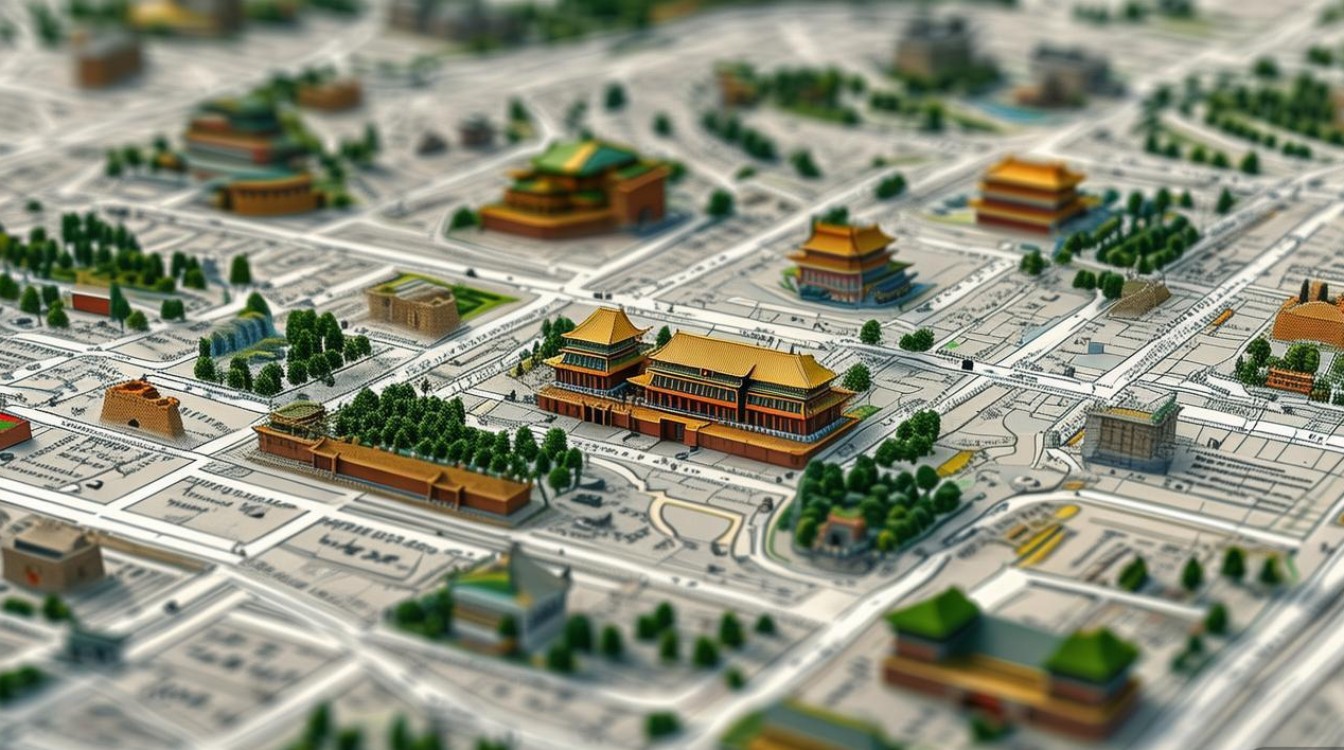 北京著名景点地图 北京著名景点地图