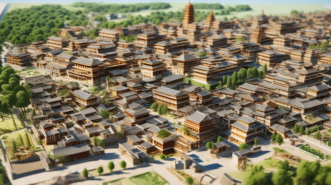 大理古城景点地图