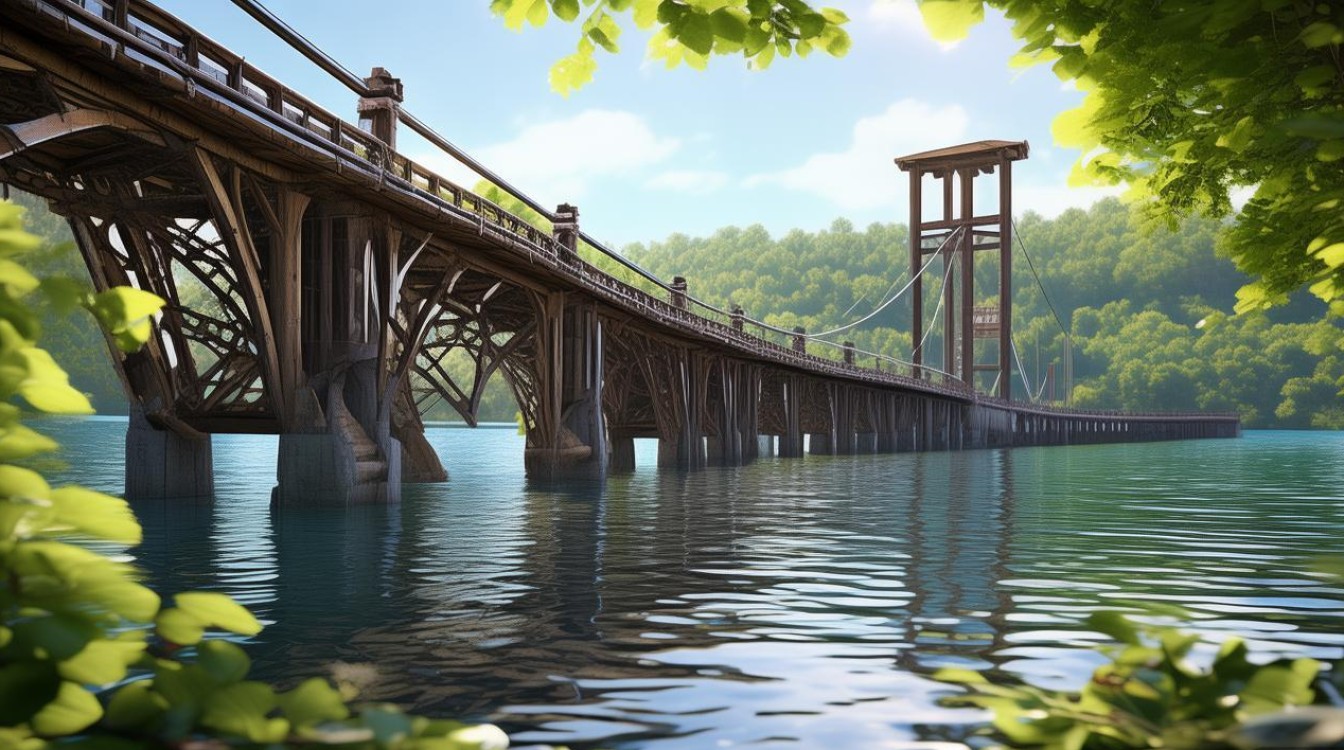 吊桥景点 吊桥景点