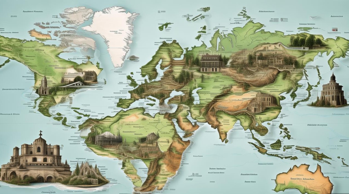 全国旅游景点分布图