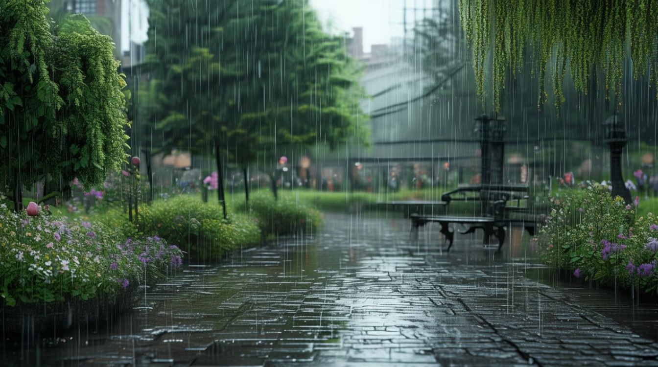 雨天景点