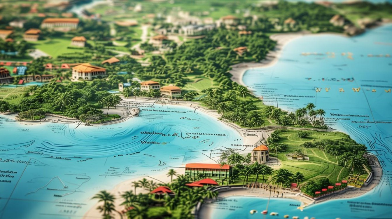 越南旅游景点地图