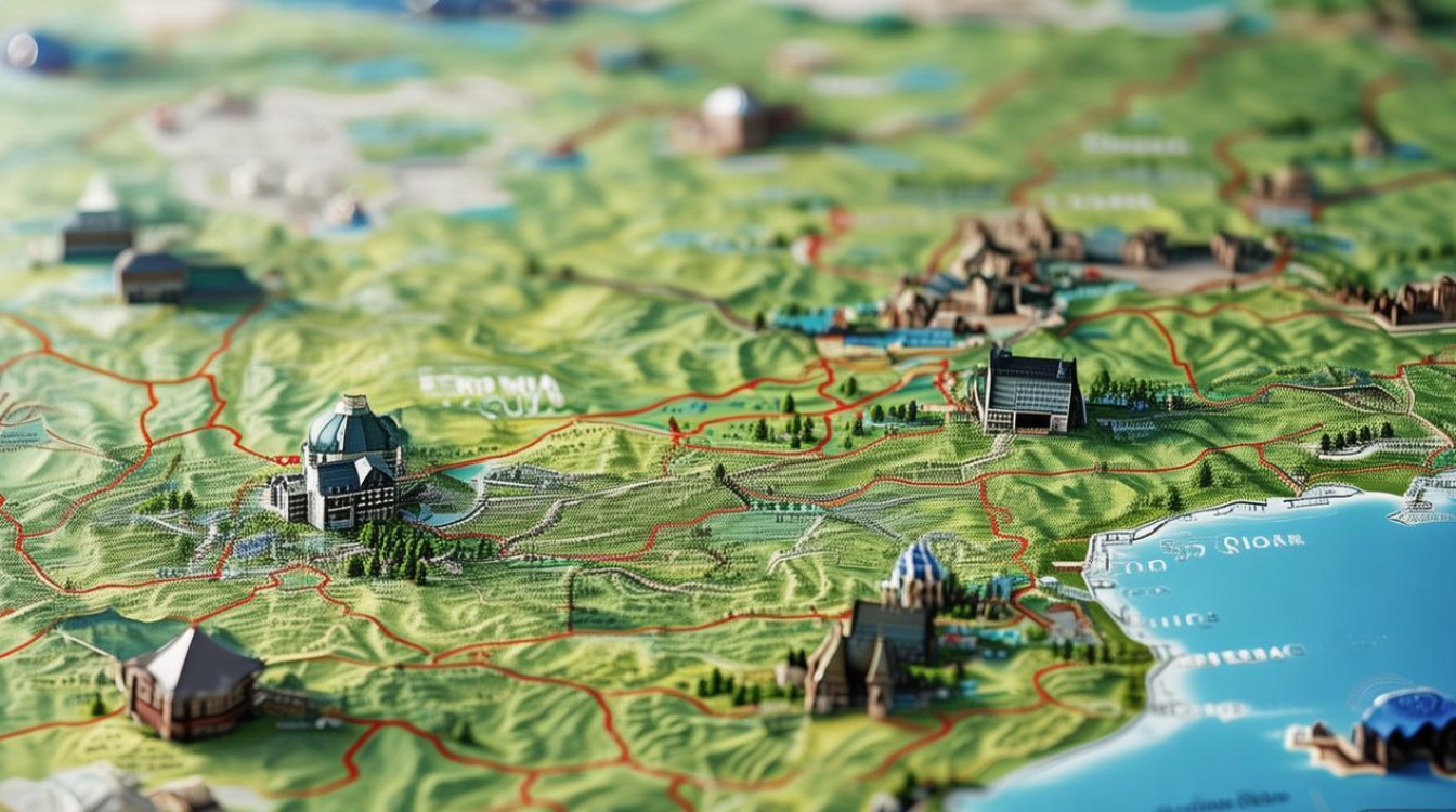 山东旅游景点分布图 山东旅游景点分布图