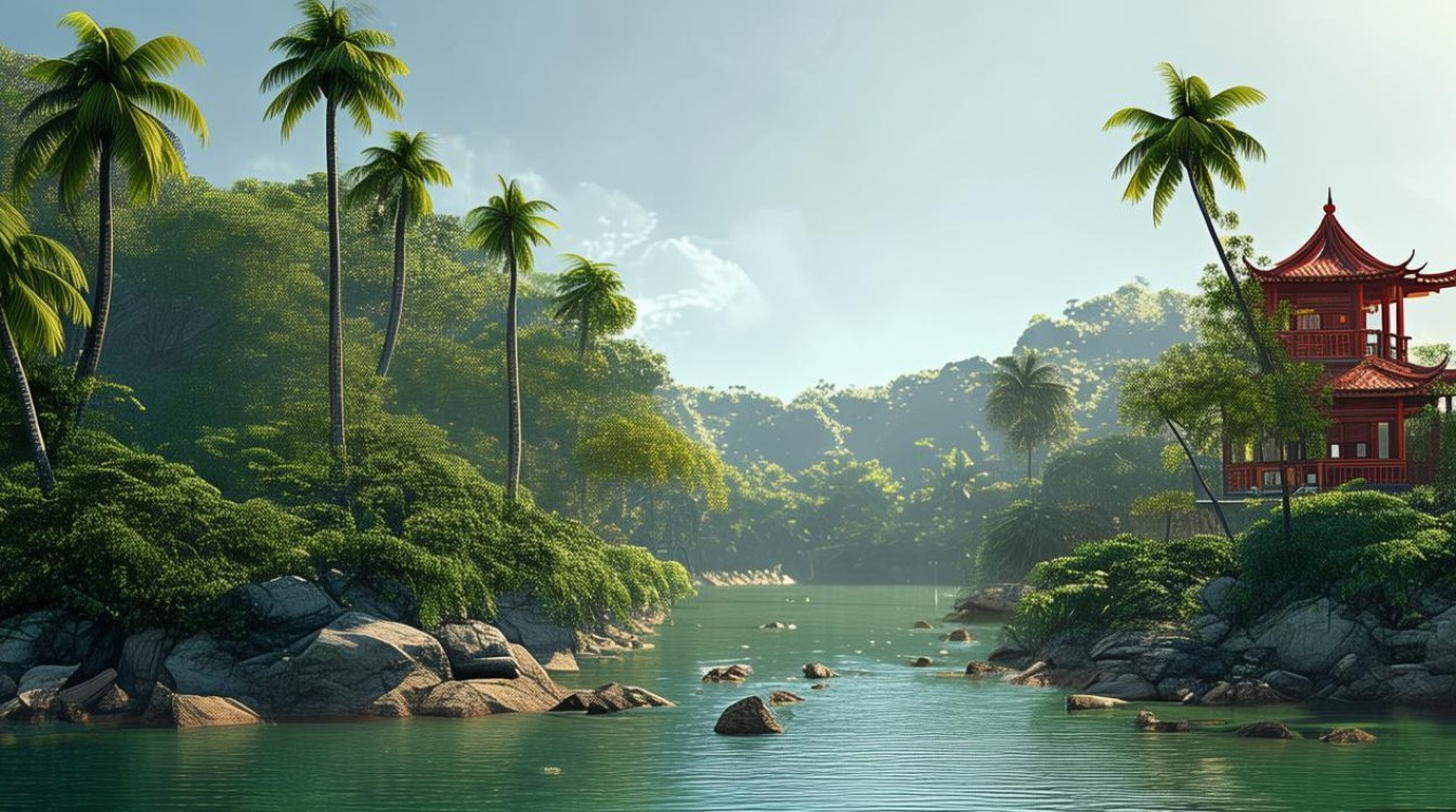 琼海万泉河景点 琼海万泉河景点