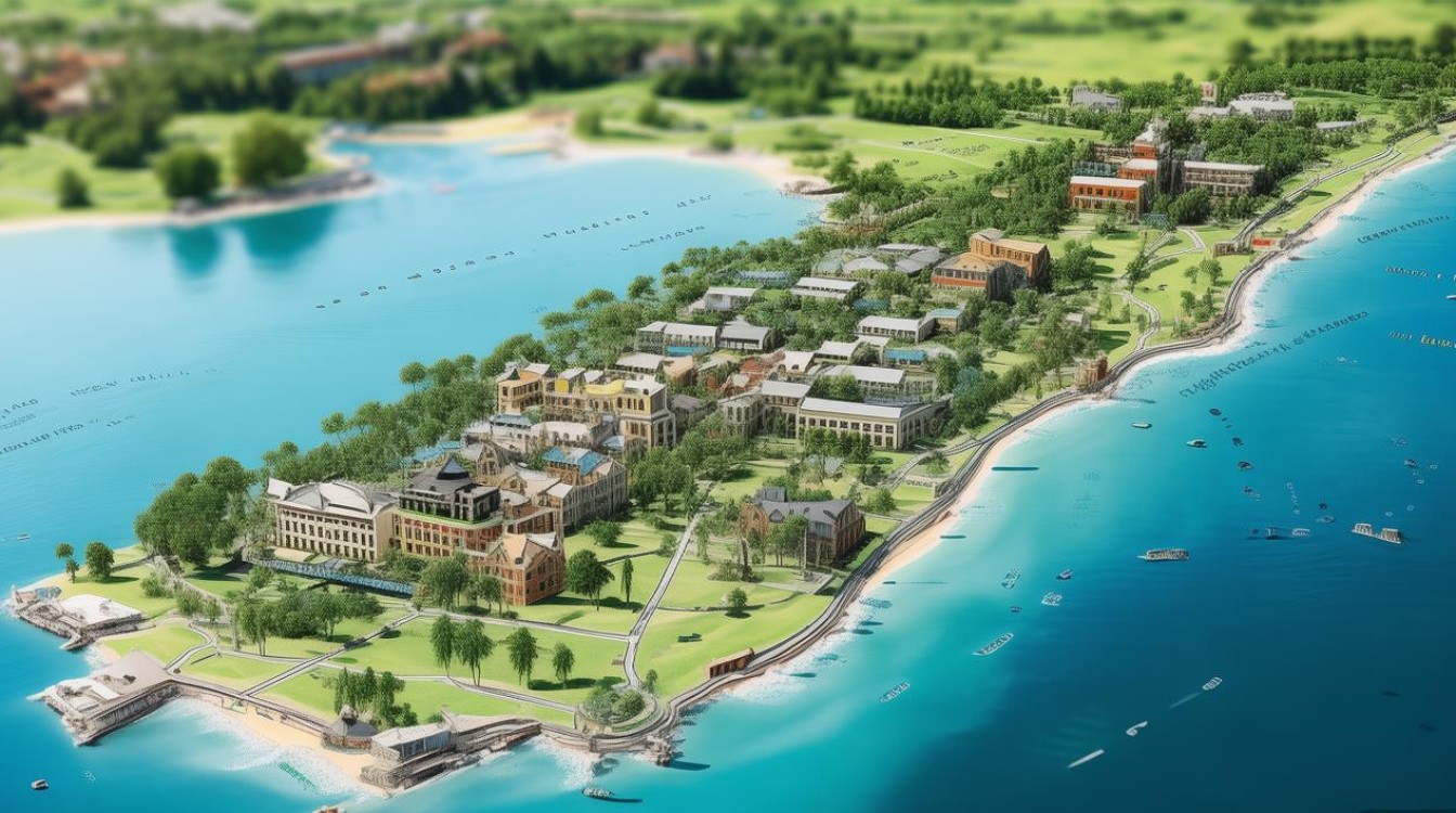 长岛景点分布图