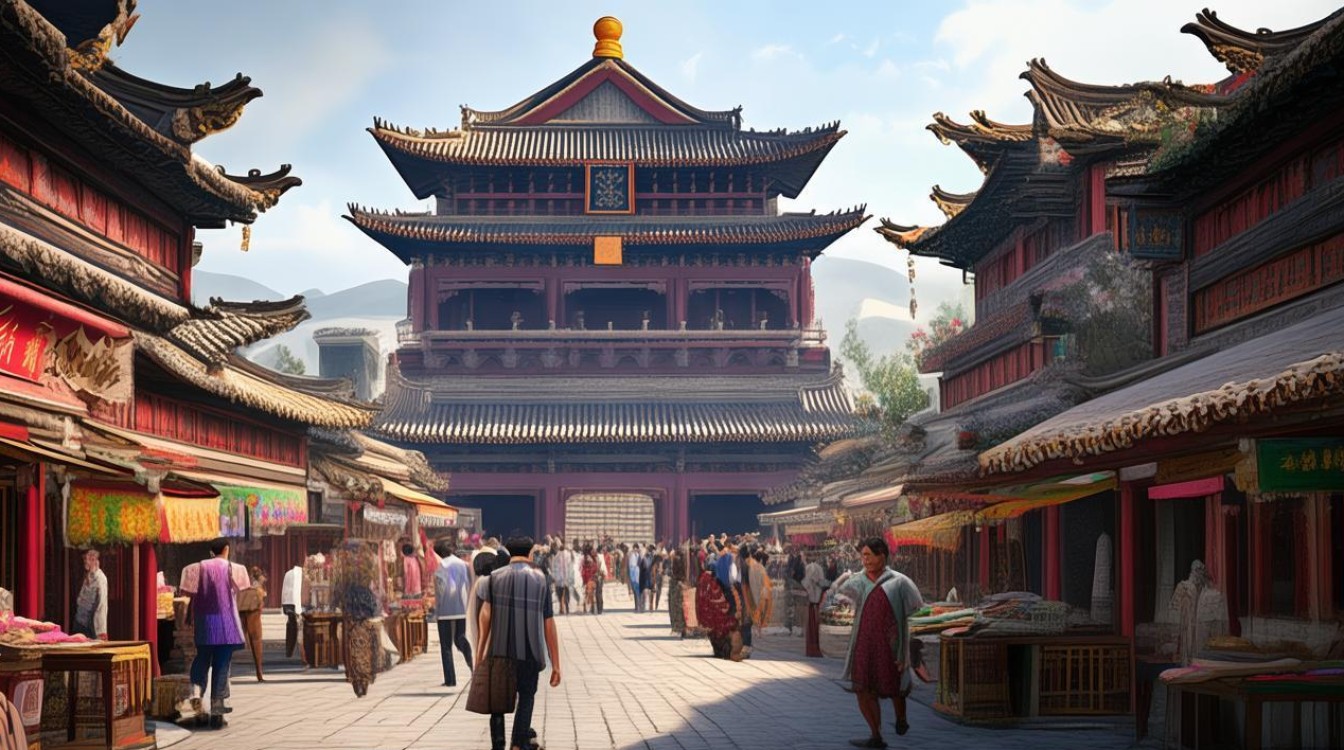 西安钟楼附近景点