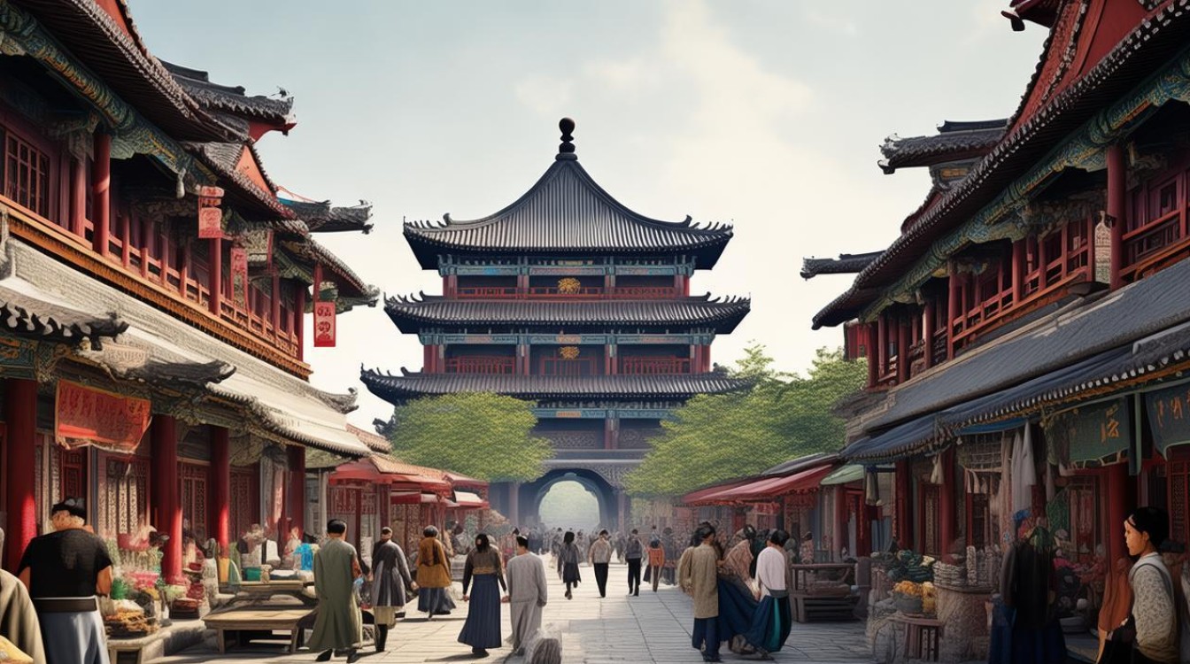 西安钟楼附近景点