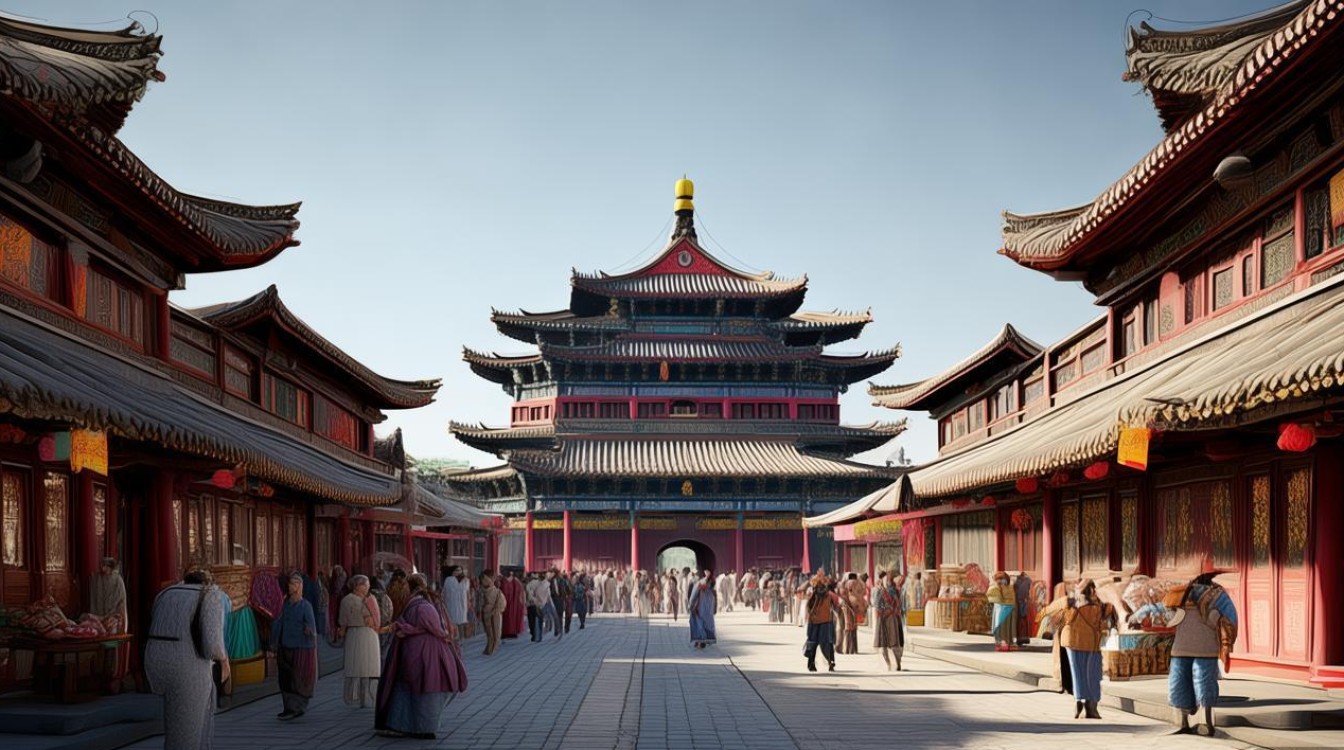 西安钟楼附近景点