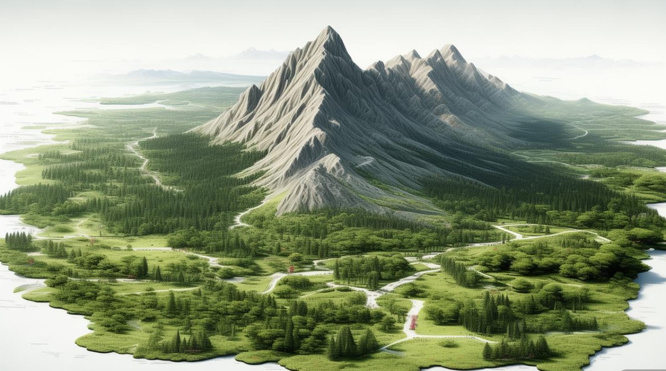 武功山景点地图