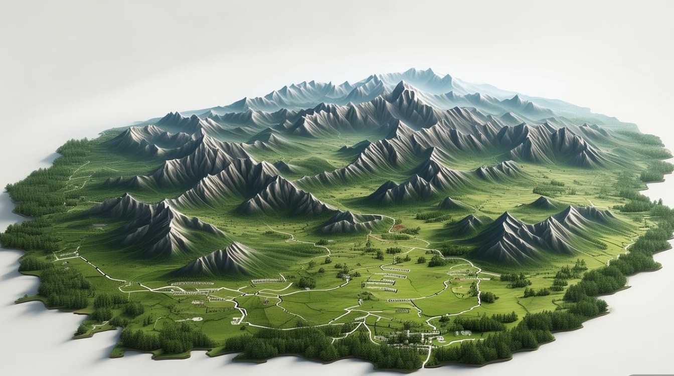 武功山景点地图