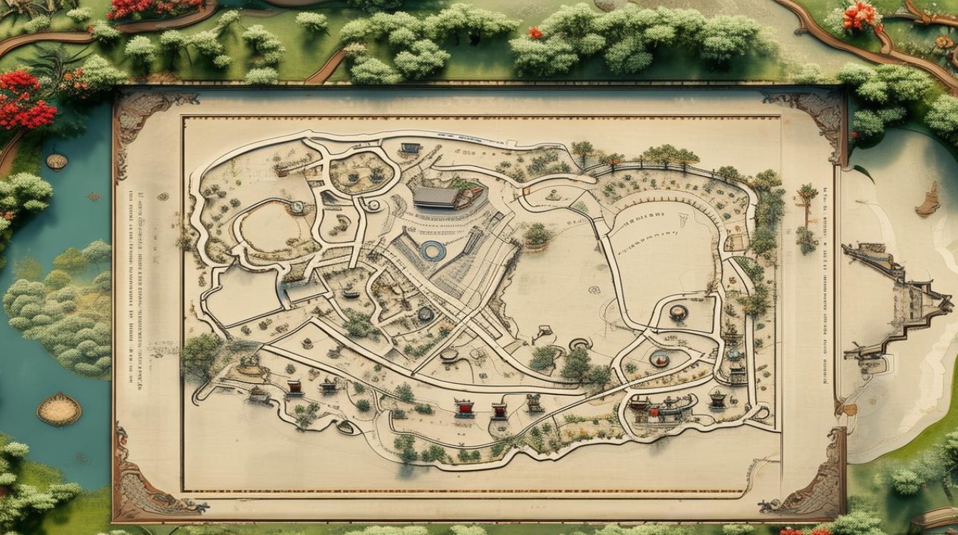 圆明园景点地图 圆明园景点地图