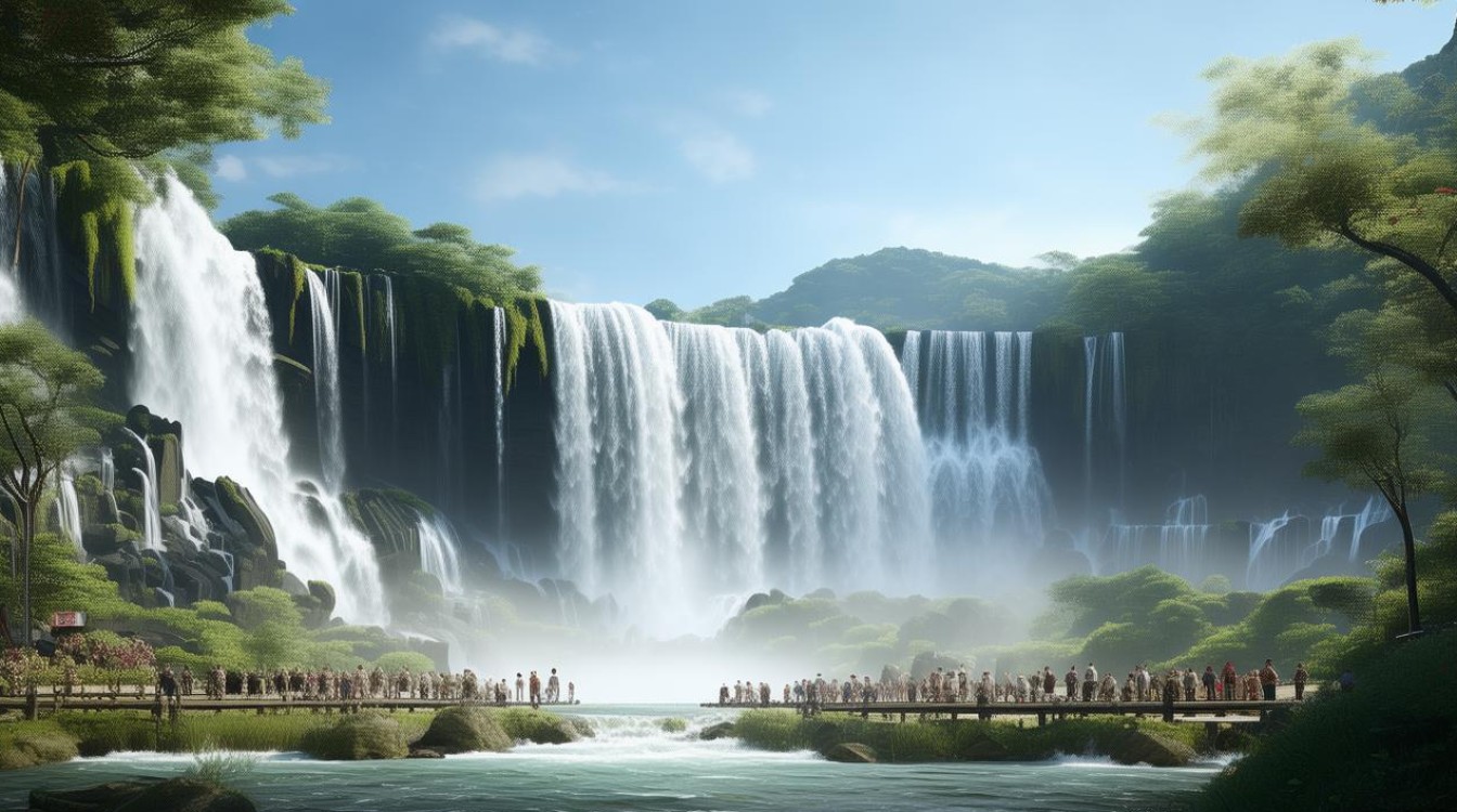 德天瀑布旅游景点 德天瀑布旅游景点