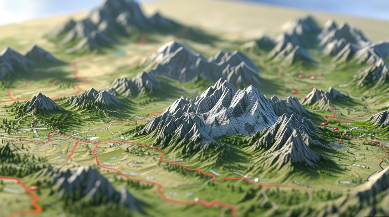 黄山景点分布图 黄山景点分布图