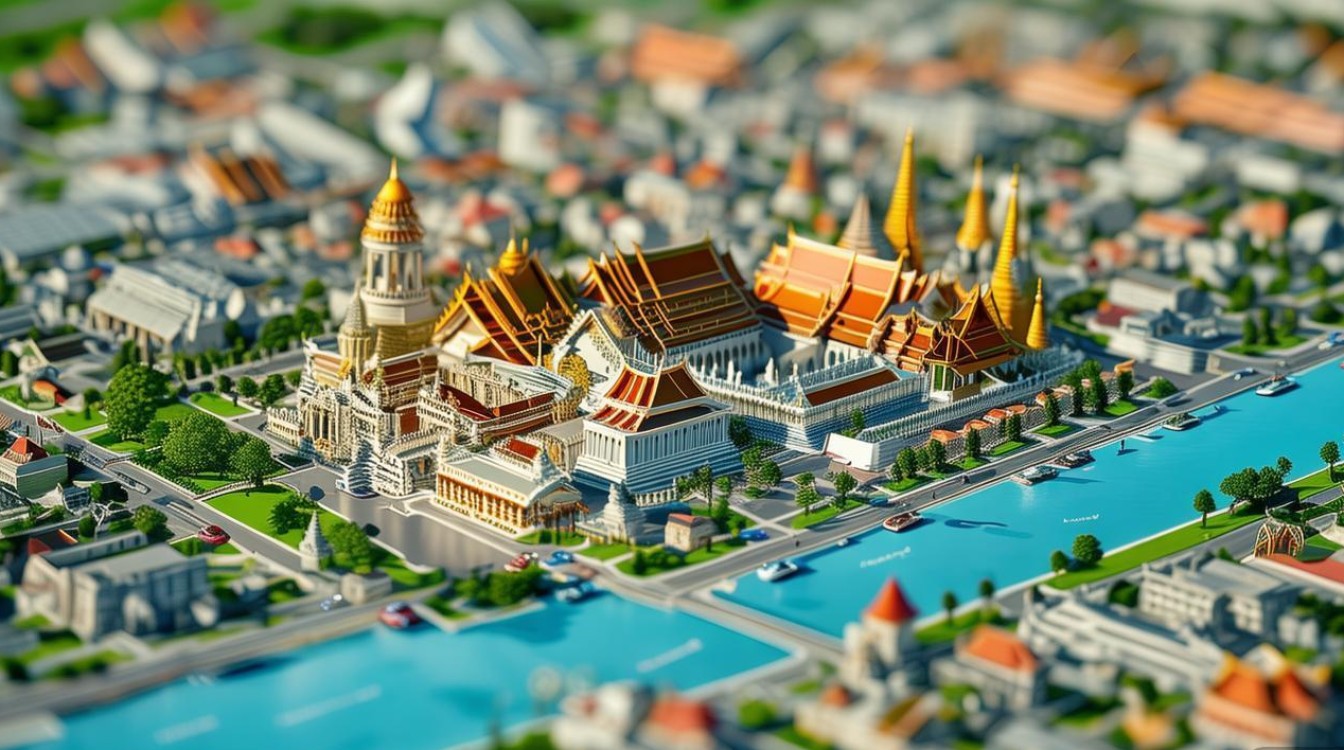 曼谷景点分布图 曼谷景点分布图