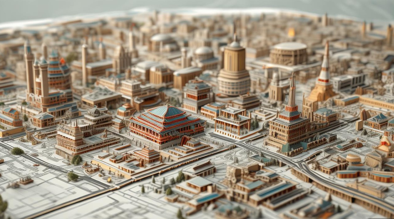 西安景点分布图高清