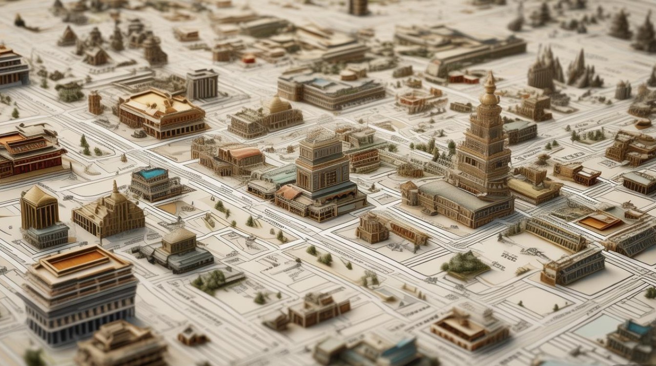 西安景点分布图高清