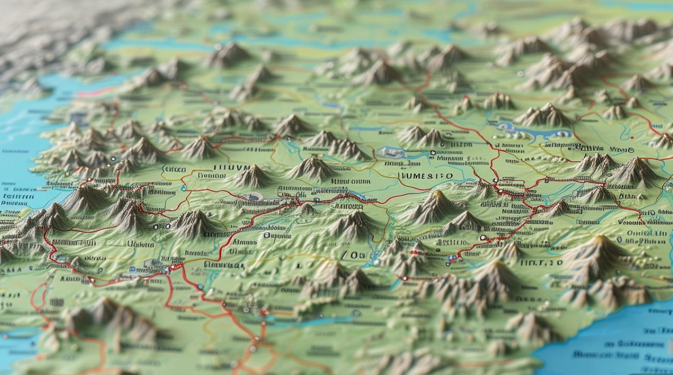 湖北景点分布地图