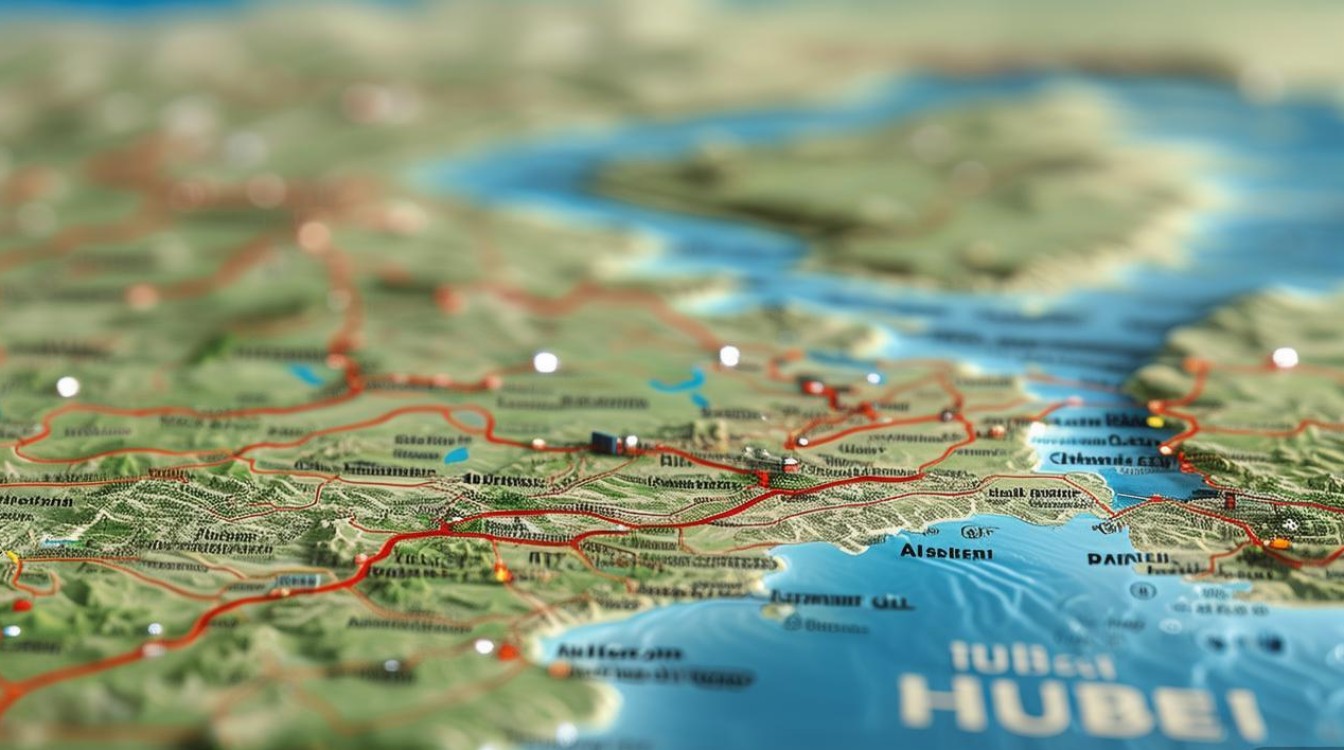 湖北景点分布地图