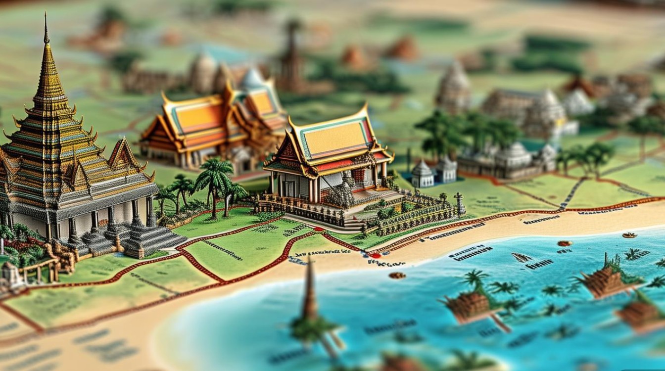 泰国旅游景点地图 泰国旅游景点地图